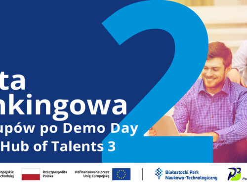 Lista rankingowa startupów po Demo Day w ramach 2. cyklu inkubacji w Hub of Talents 3