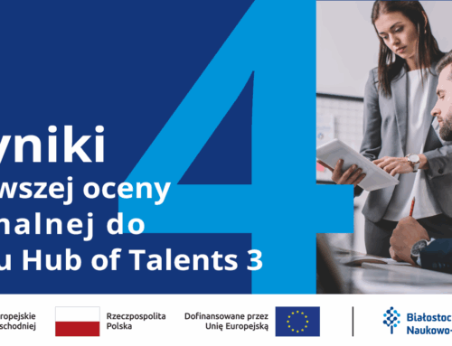 Wyniki pierwszej oceny formalnej wniosków do 4. cyklu Hub of Talents 3