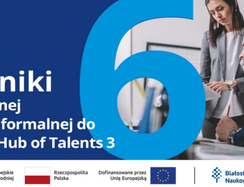 Wyniki wstępnej oceny formalnej wniosków do 6. cyklu Hub of Talents 3